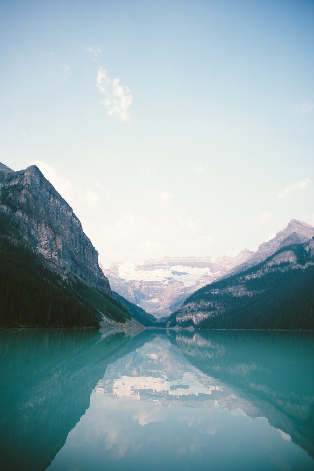 Lake and mountain